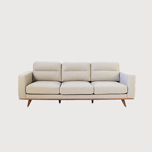 Ghế sofa vuông cánh tay rộng và chỗ ngồi sâu mã SF09