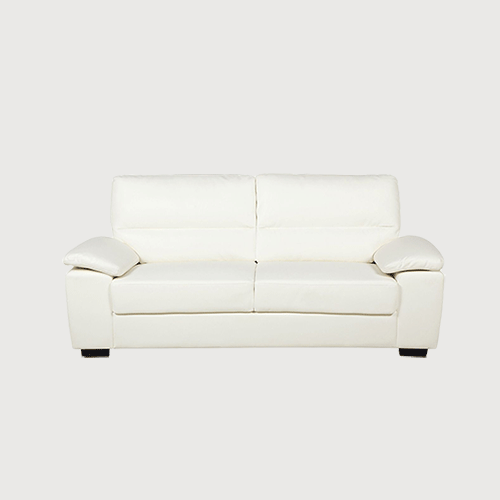 Ghế sofa da 3 chỗ vogar màu trắng trang nhã mã SF01