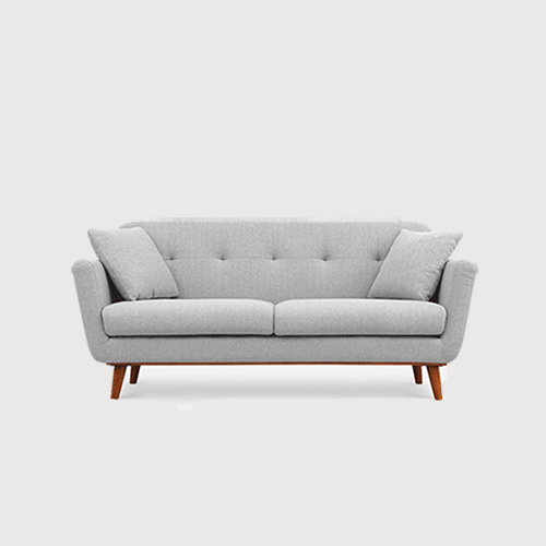 Ghế sofa 2 chỗ hanford màu xám thanh lịch mã SF04