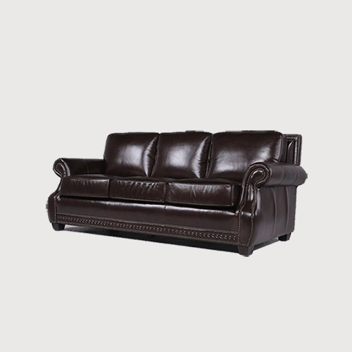 Ghế sofa da 3 chỗ phong cách cổ điển mã SF06