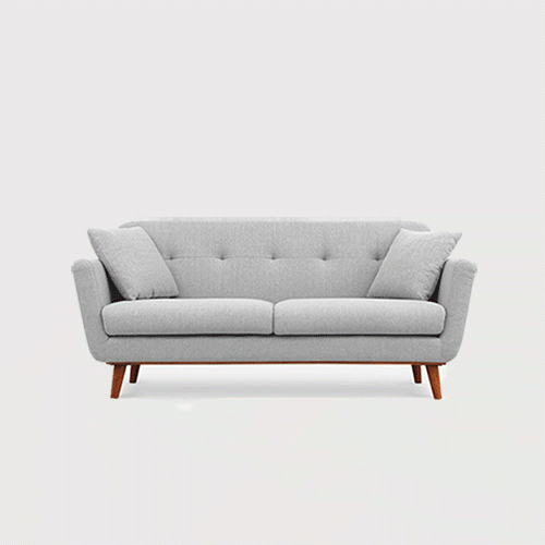 Ghế sofa 2 chỗ hanford màu xám thanh lịch mã SF04