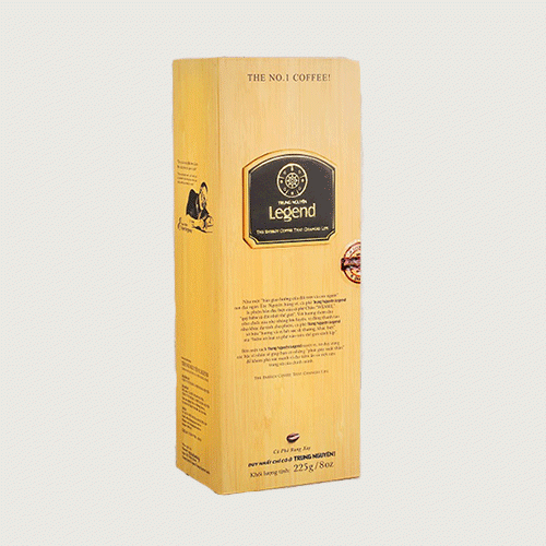 Cà phê chồn nhân tạo Legend hộp 225g vị đắng mã CF17