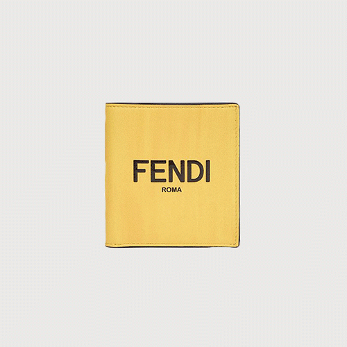 Ví da hoạ tiết Fendi Roma in nổi thời trang mã VT14